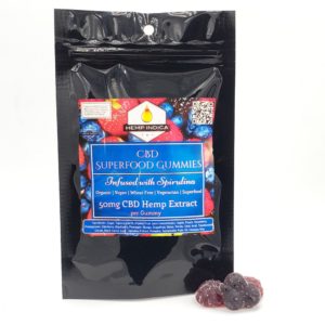 hemp indica organic CBD gummy hearts