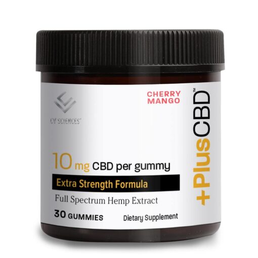 PlusCBD Gummies 30ct Cherry mango