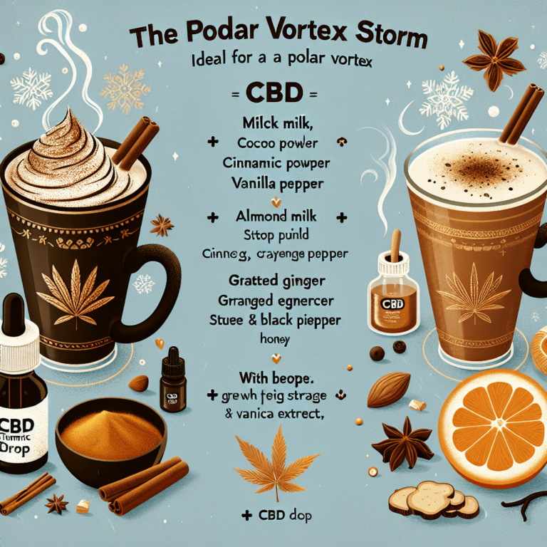 3 warm and cozy sipping drinks enhanced with CBD